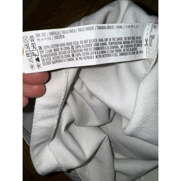 Funny Sloth Tote Bag "So Tired I Can Hardly Move" White Cotton Cute Animals Lazy - Picture 4 of 5